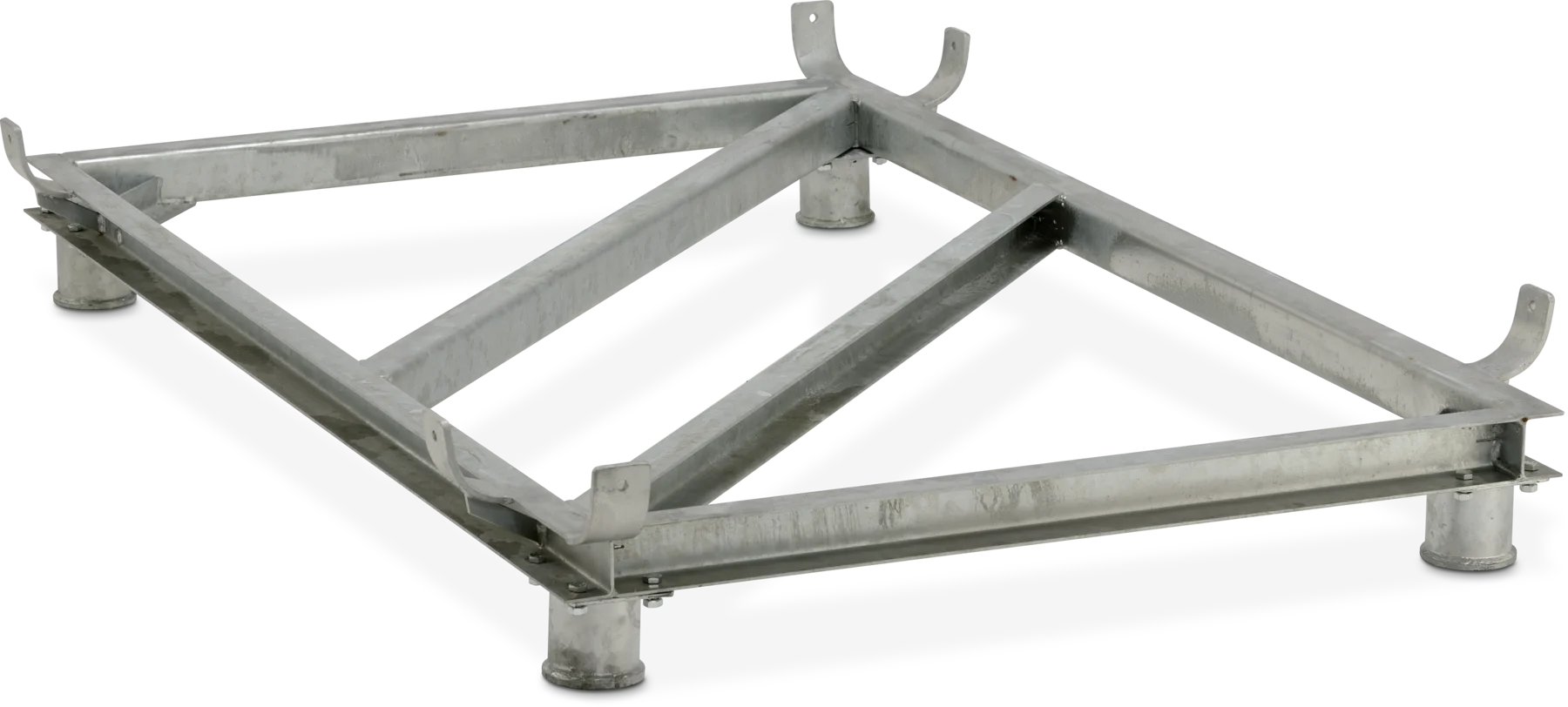 Soporte con patas de acero para GRP contenedor rectangular 2.200 l