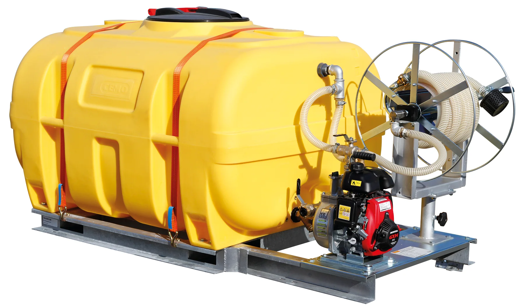 Sistema d'irrigazione mobile BWS 130 in PE, 600 l