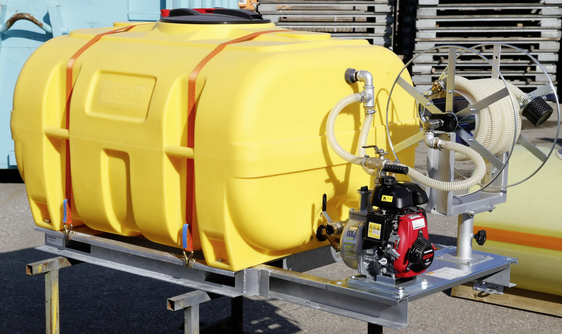 Sistema d'irrigazione mobile BWS 130 in PE, 2.000 l