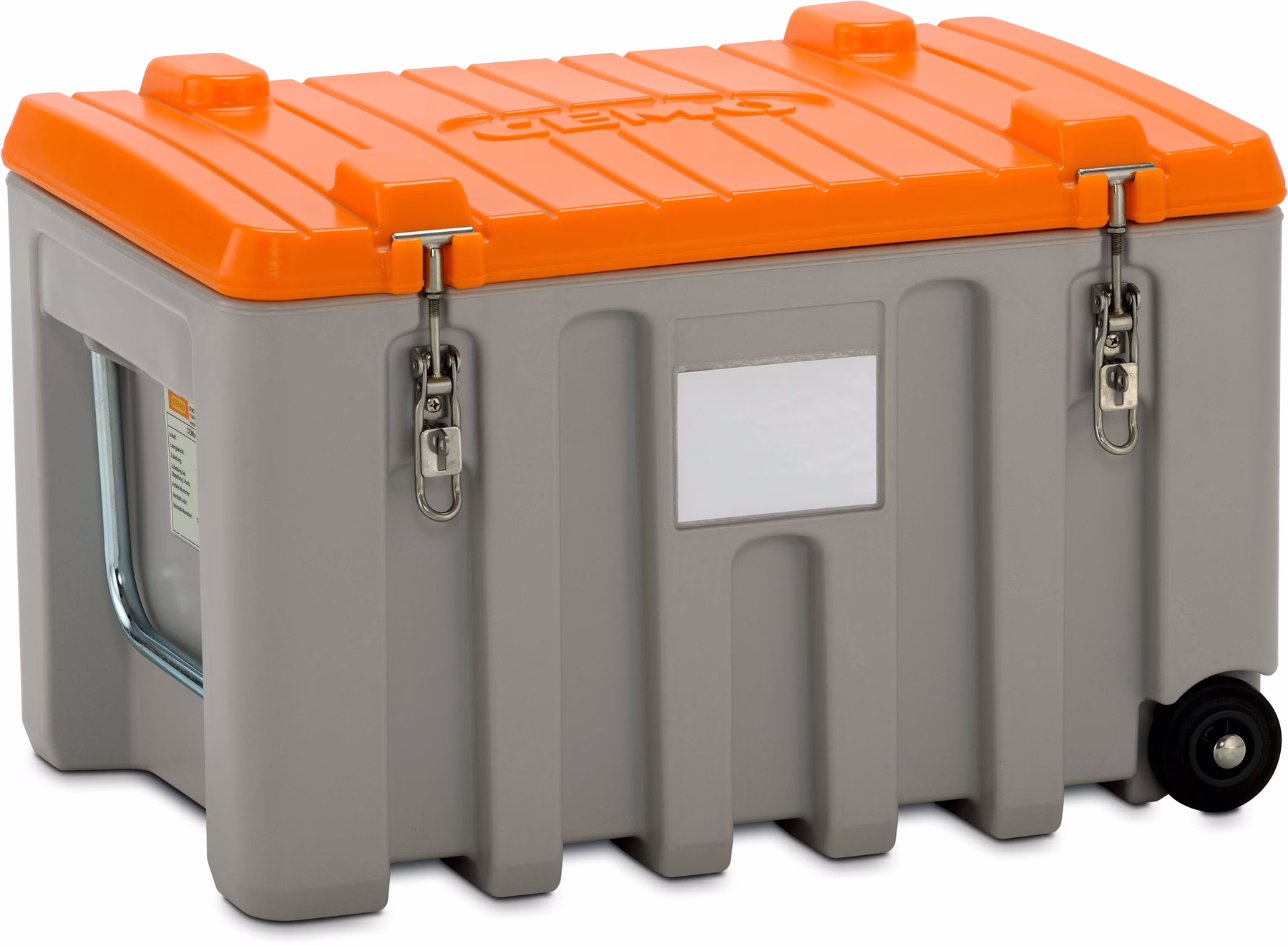 CEMbox Trolley 150 l, grey/orange