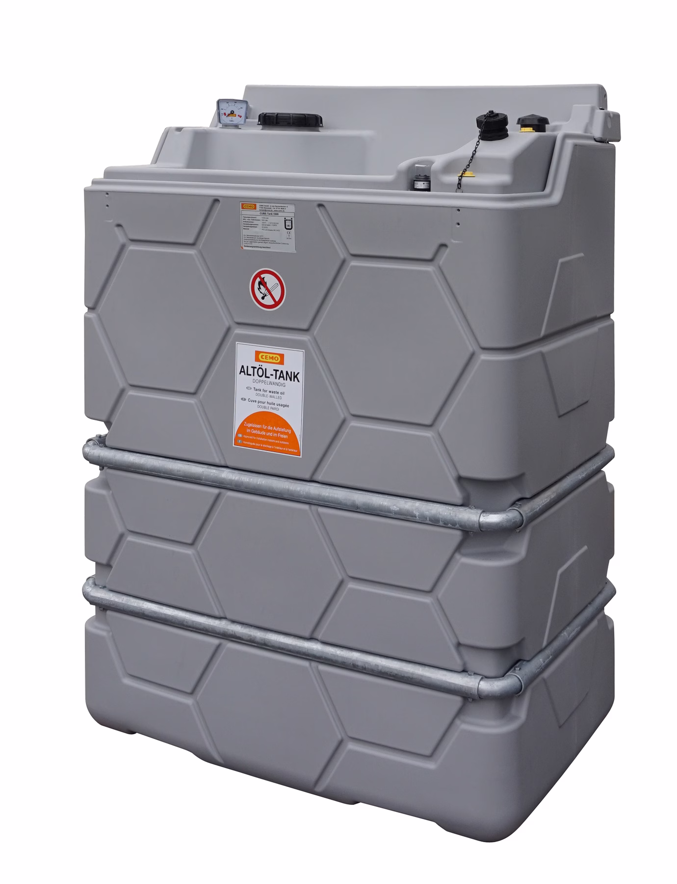 CUBE Spilloljetank Inomhus, 1000 l