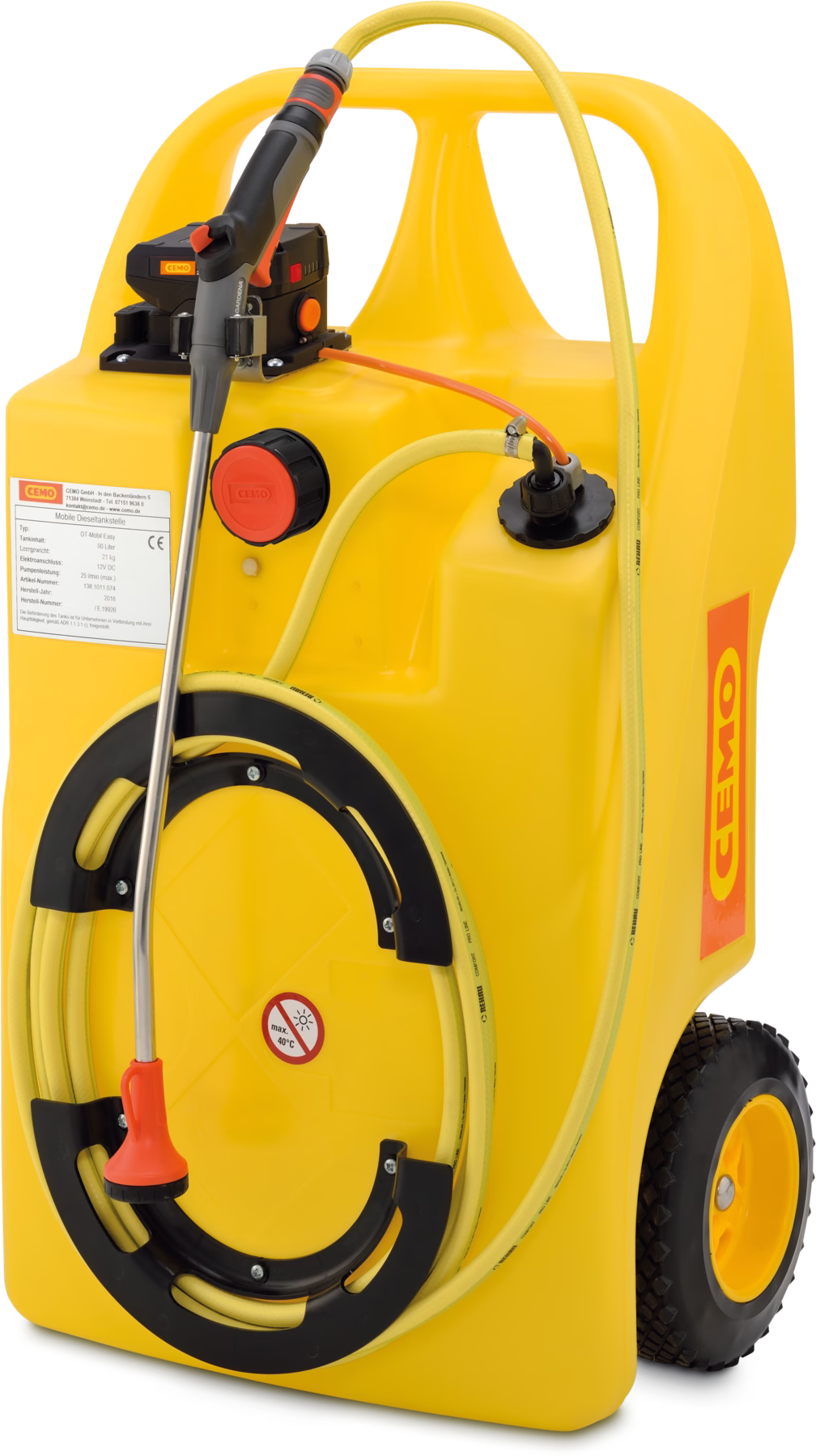 Caddy arrosage 60 litres silencieux