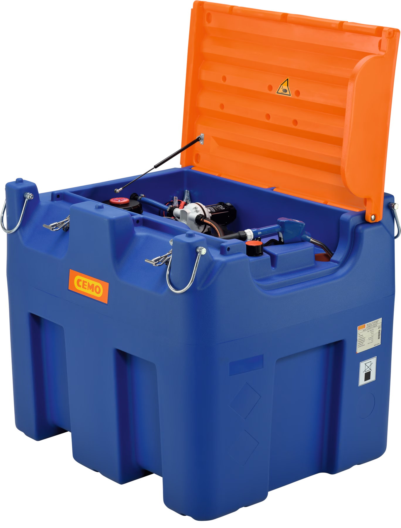 Depósito Blue-Mobil Easy para AdBlue® de 980 l con bomba eléctrica de membrana 12 V //Con tapa