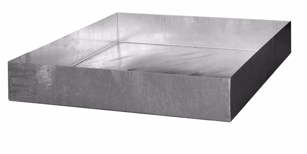 Sump pallet type SW4 o. F o. GR, galvanised model, without ground clewarance, without grating