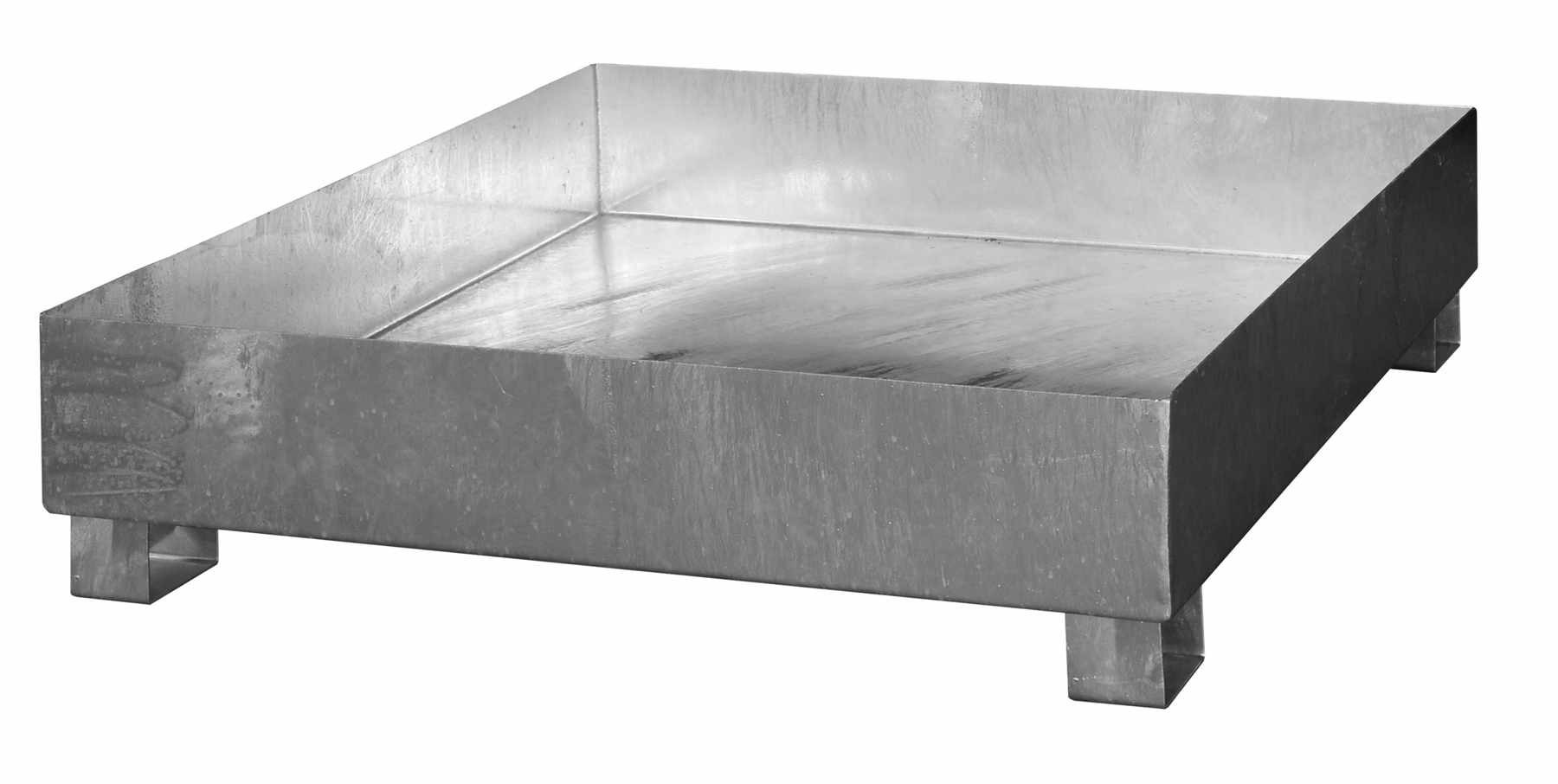 Steel sump galvanised without gratingt for 60 L drums
