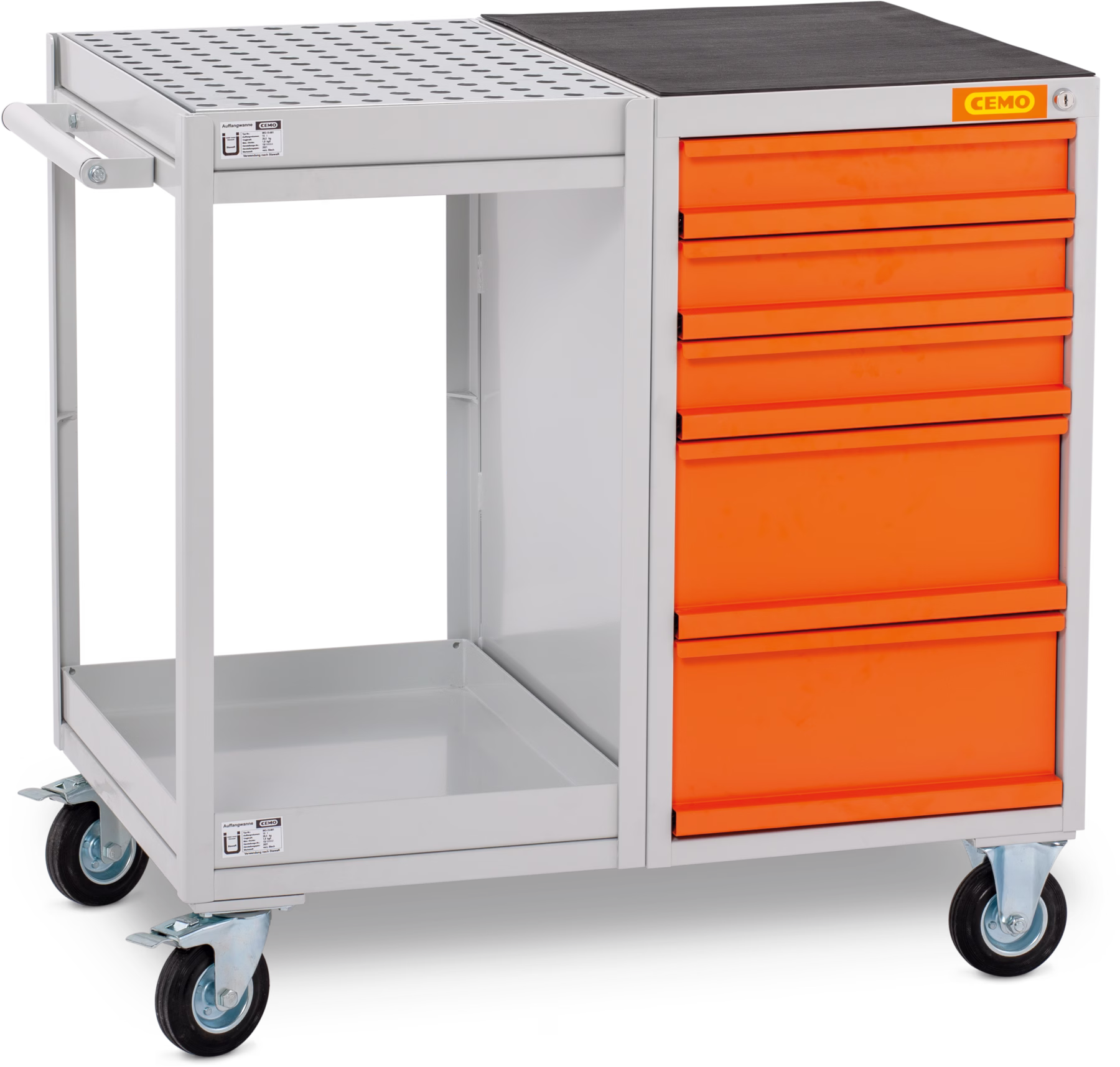 Workshop trolley with drawers