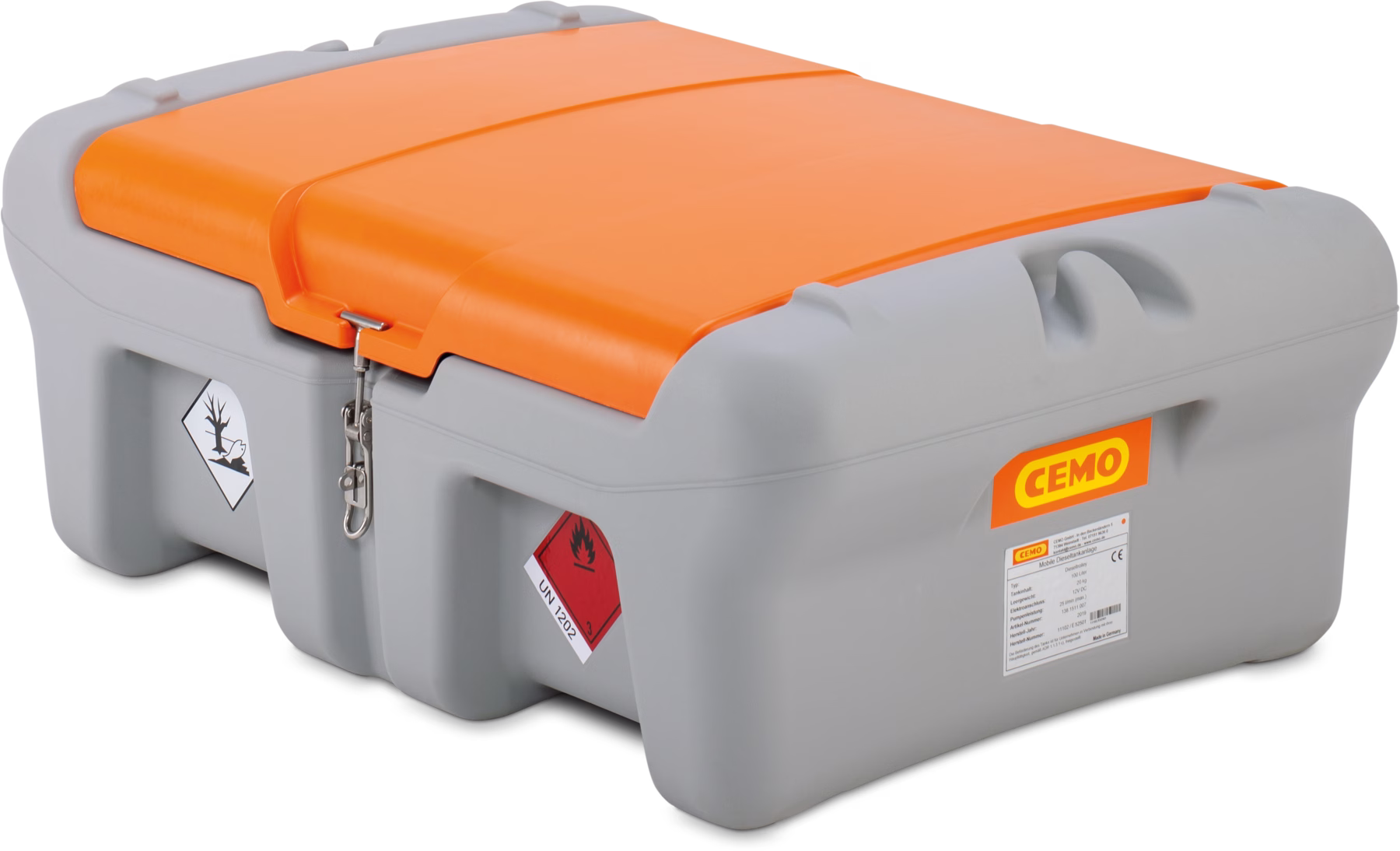 CEMO DT-Mobil Easy Pick-up 210 L with CAS battery 4 Ah
