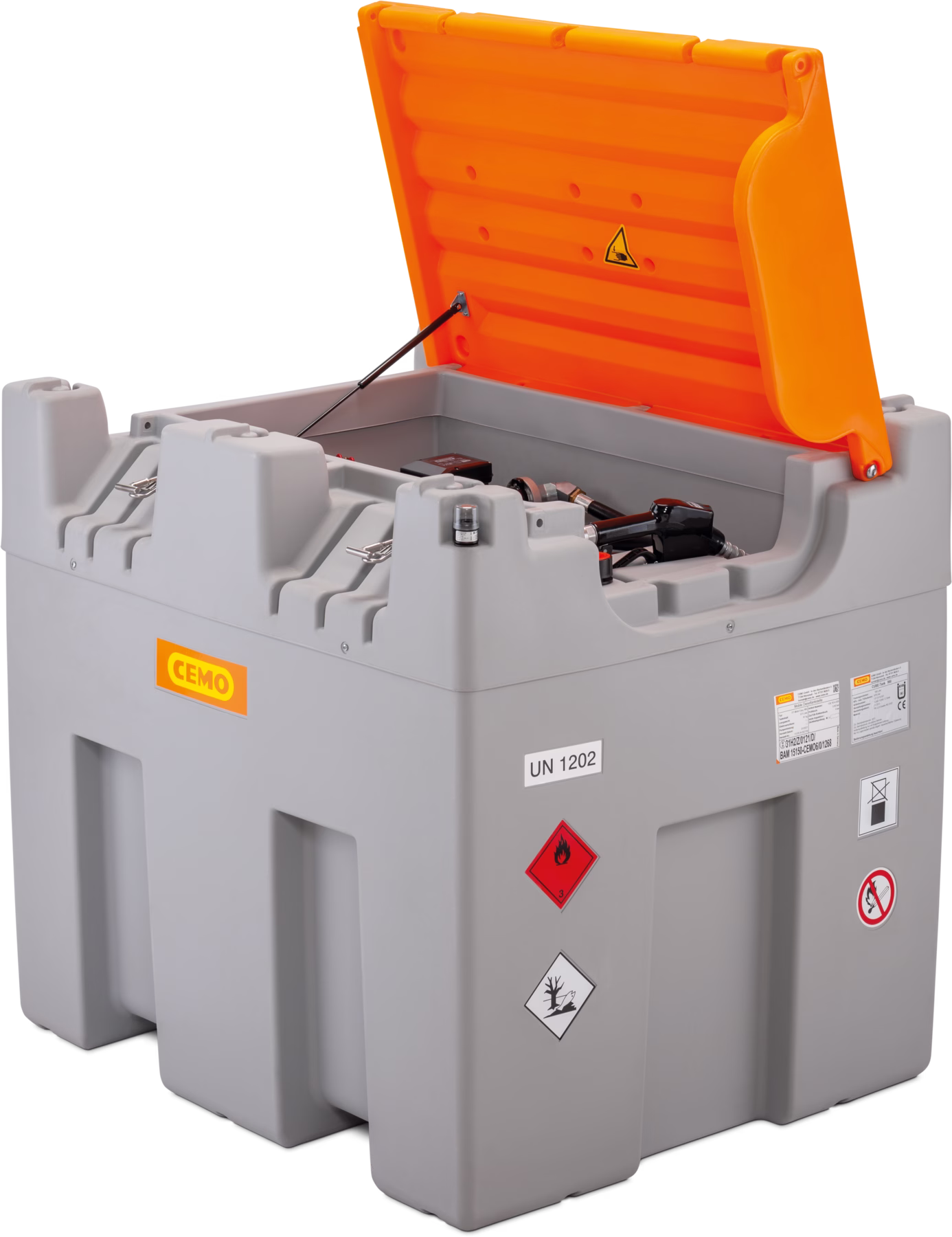 CEMO CUBE tank mobile 980 l Basic with Cematic 72, 230 V