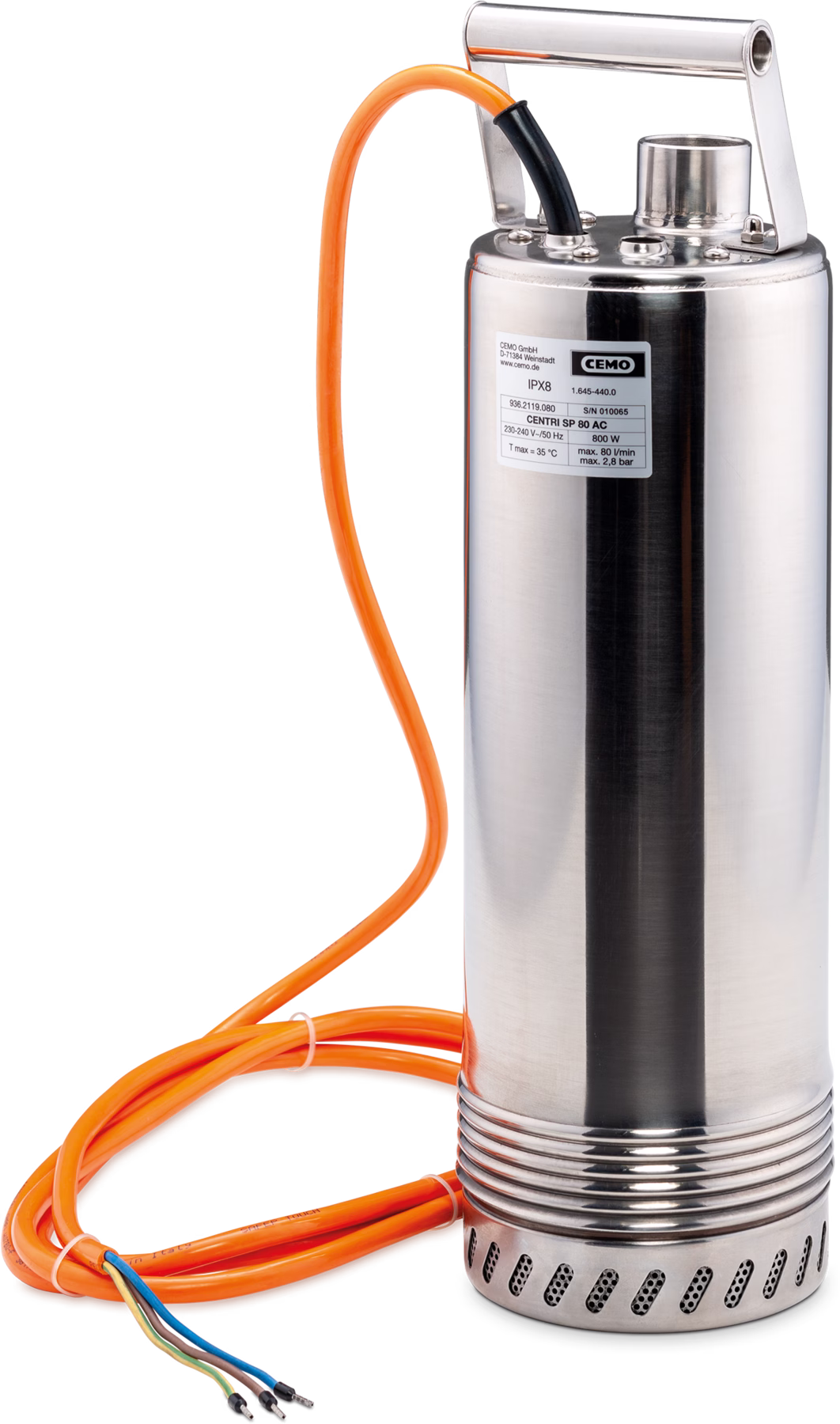 Bomba sumergible CENTRI SP 80 AC