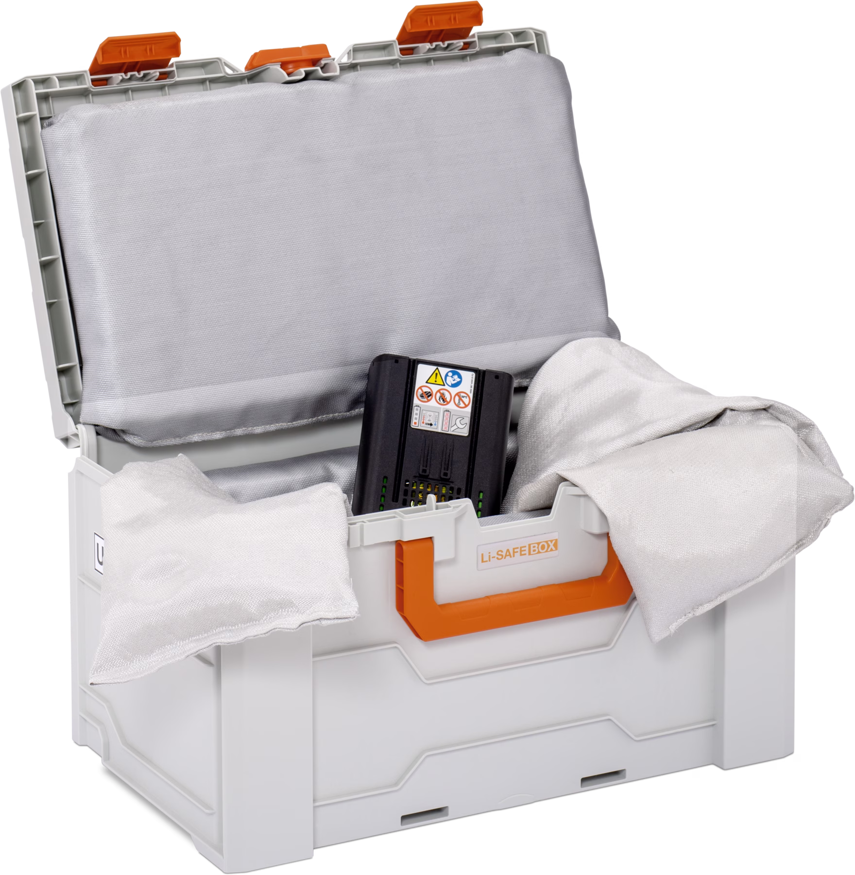 Battery system fire protection box Li-SAFE 2-L