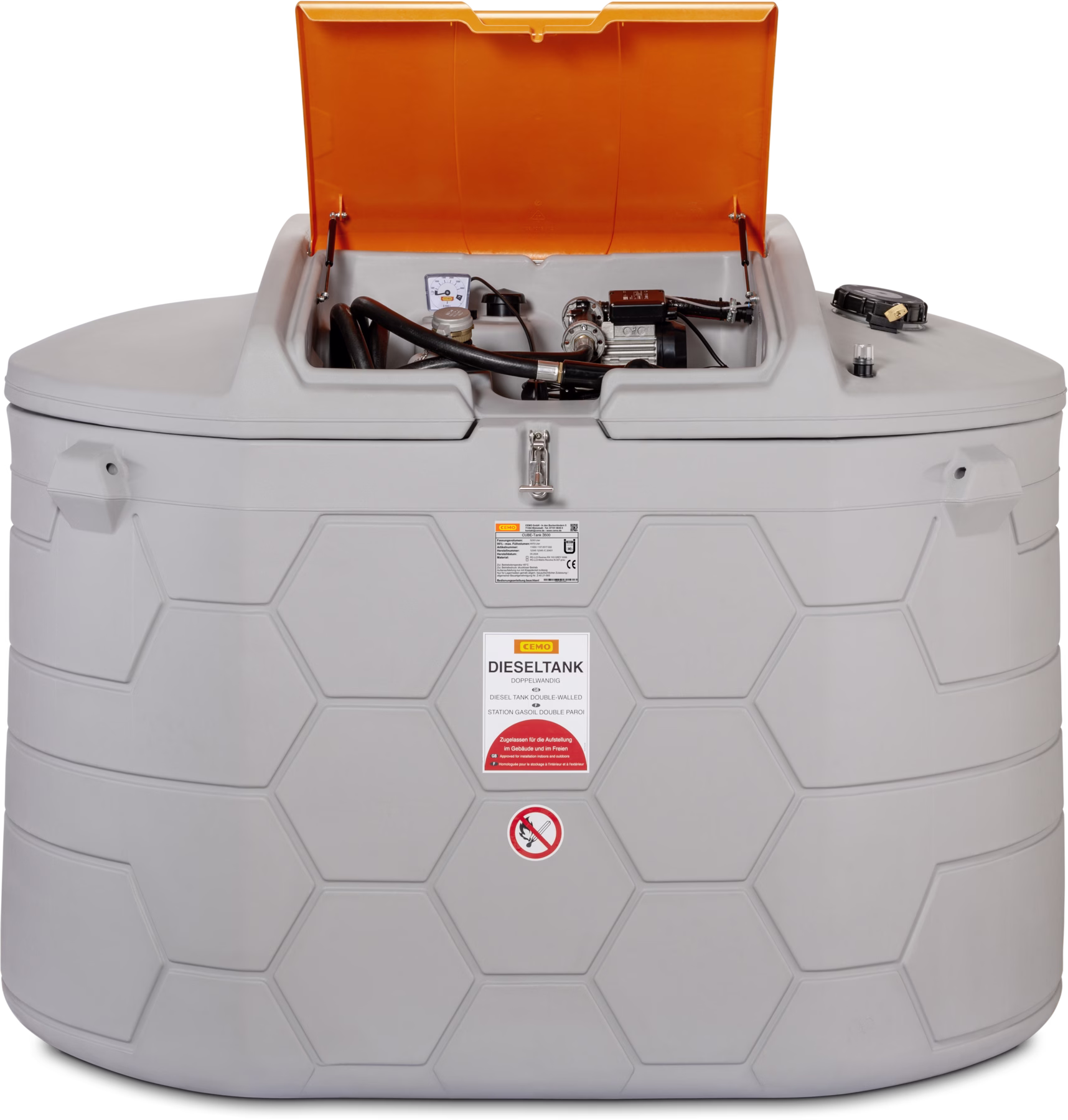 CEMO CUBE diesel tank Outdoor Basic 3,500 L