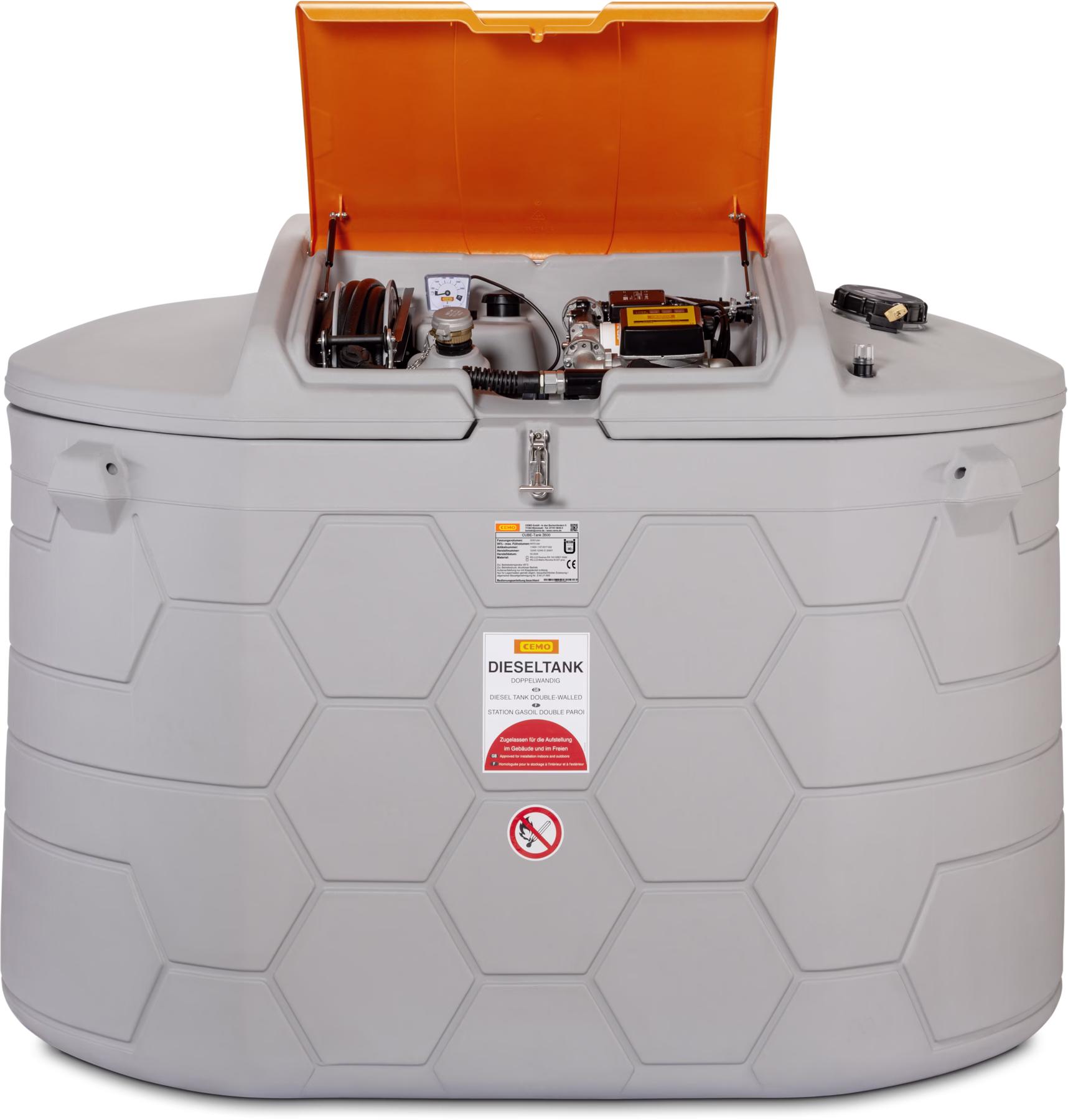 CEMO CUBE diesel tank Outdoor Premium 3,500 L