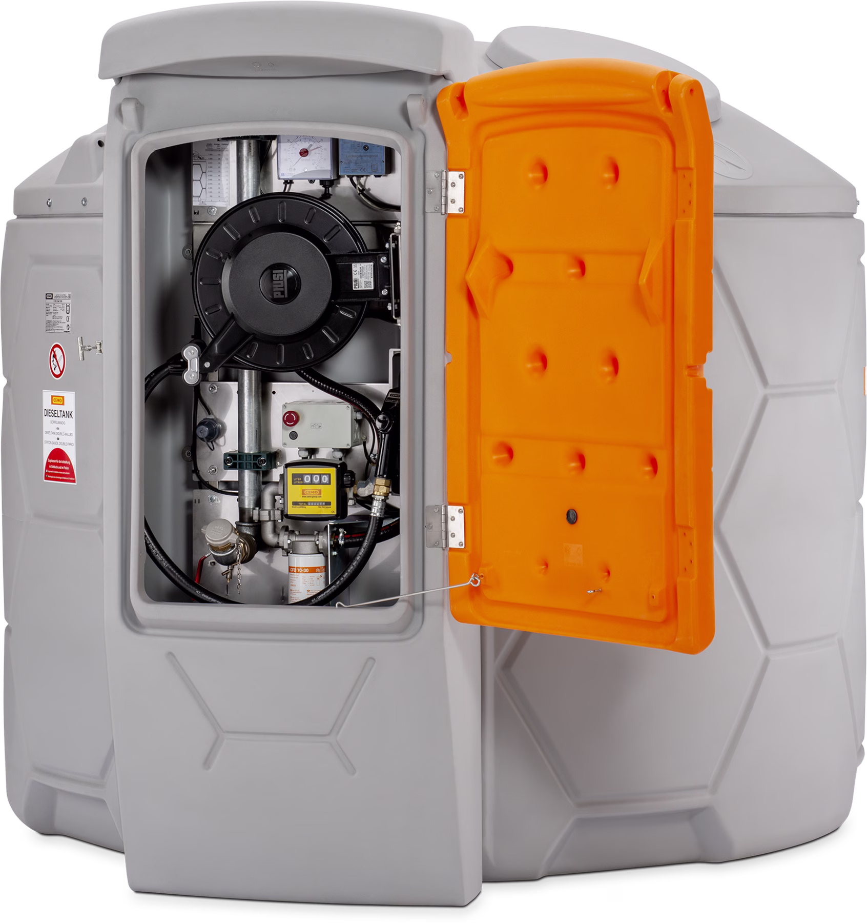 CUBE dieseltank 7.500 l Outdoor fastfill Premium