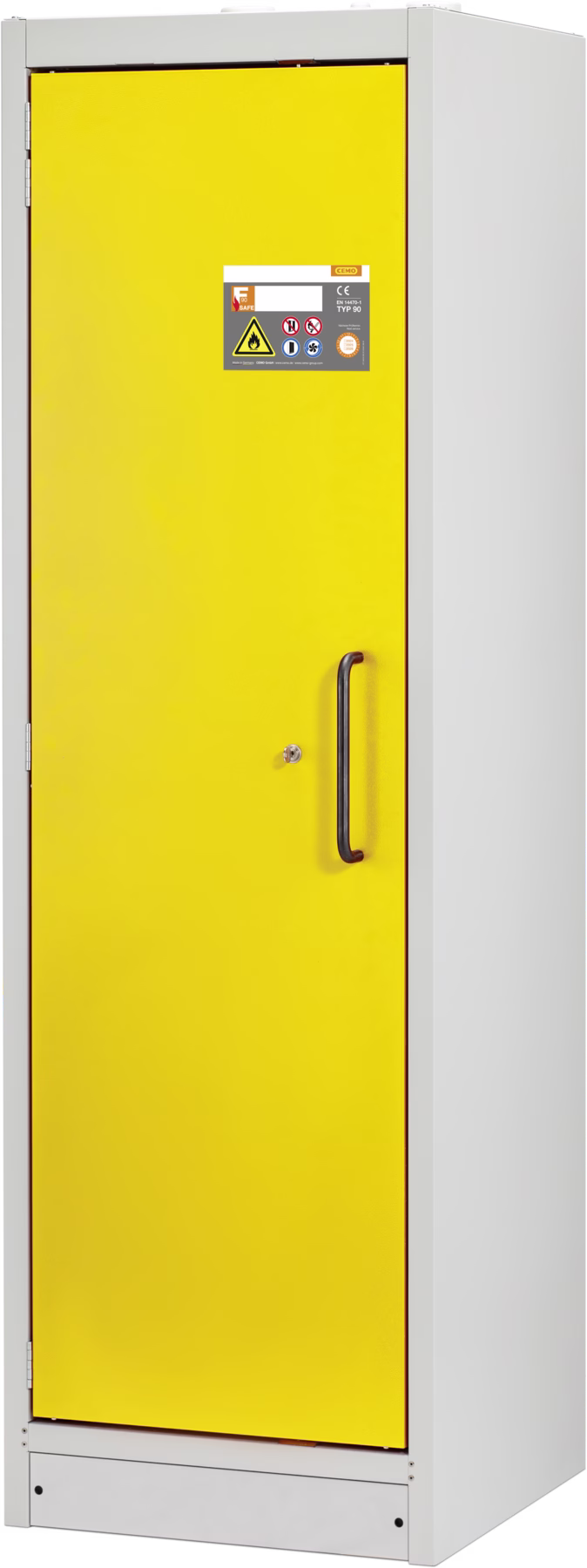 Safety cabinet PROline 6/20 Typ 90 with fully extending drawers, door hinge left