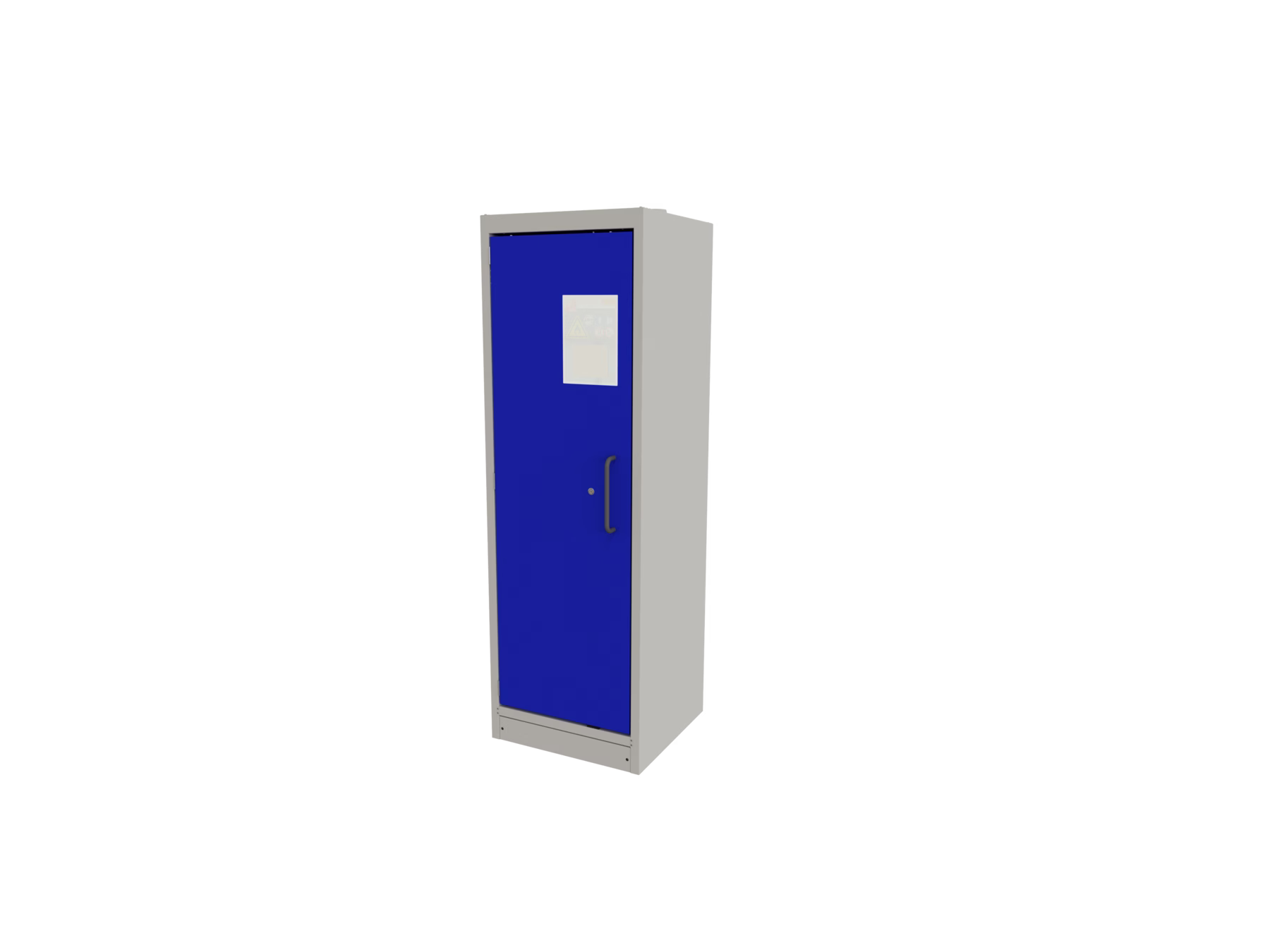 Drum cabinet PROline 6/20 Typ 90, 66 l, door hinge left, door blue