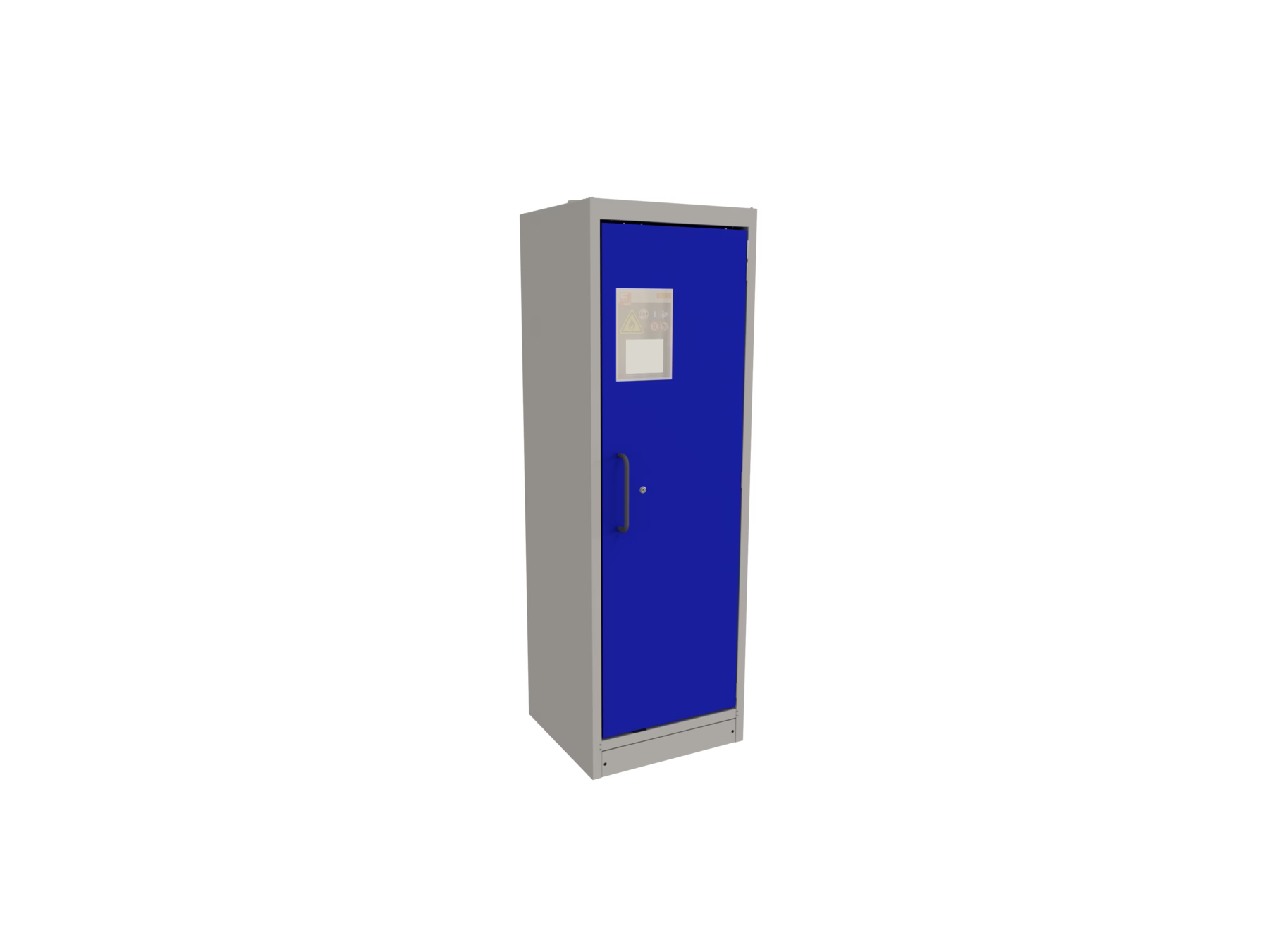 Drum cabinet PROline 6/20 Typ 90, 66 l, door hinge right, door blue