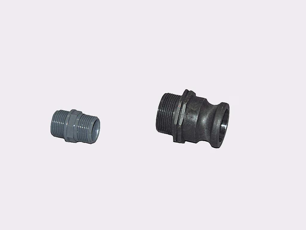 Double nipple (PVC) 1"