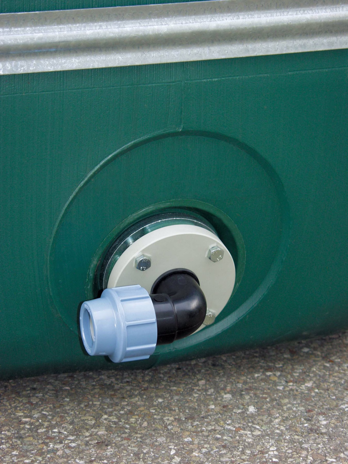 Uni-Flanschanschluss Winkel 1"
