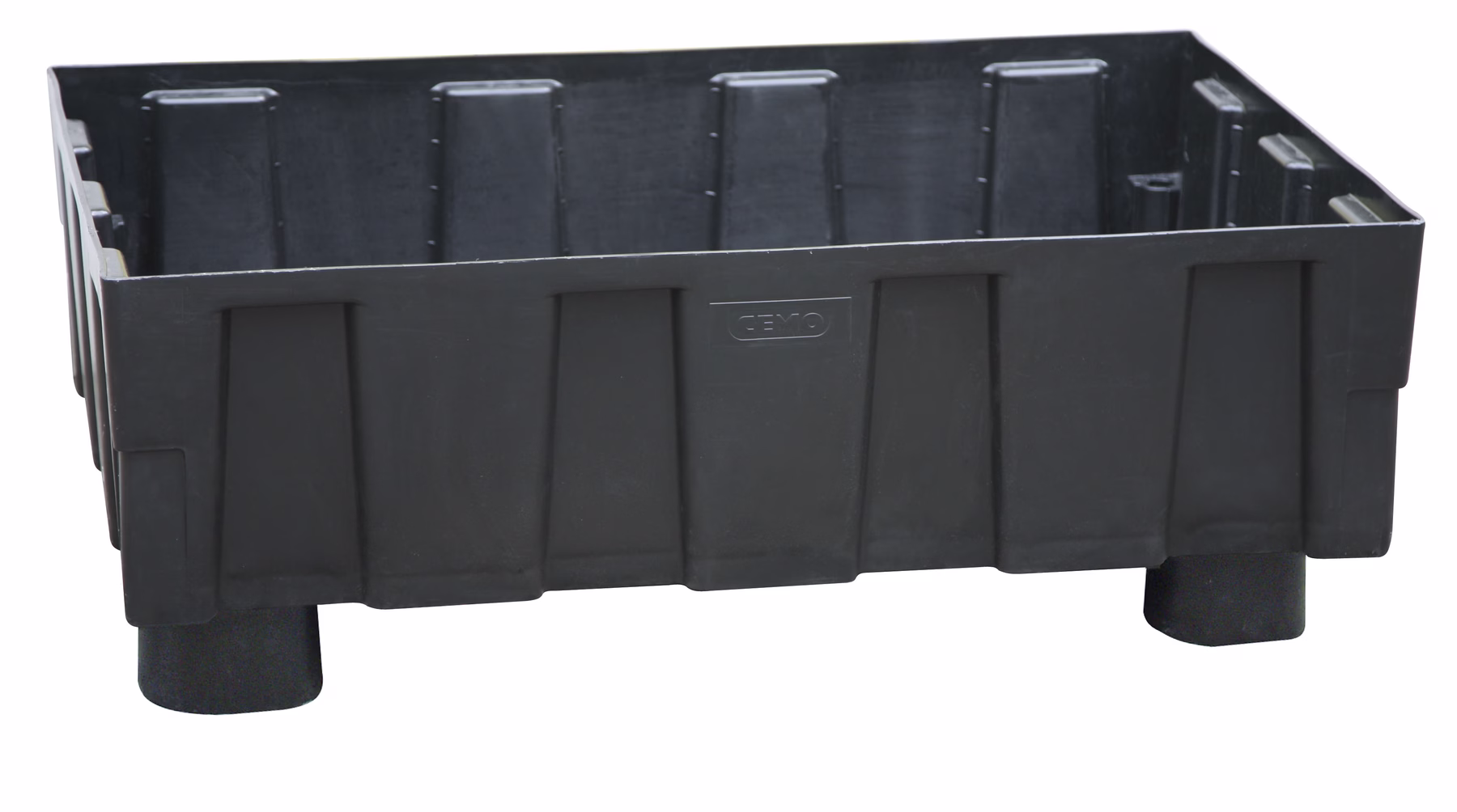 PE sump pallet 205/2 with 4 feet with approval