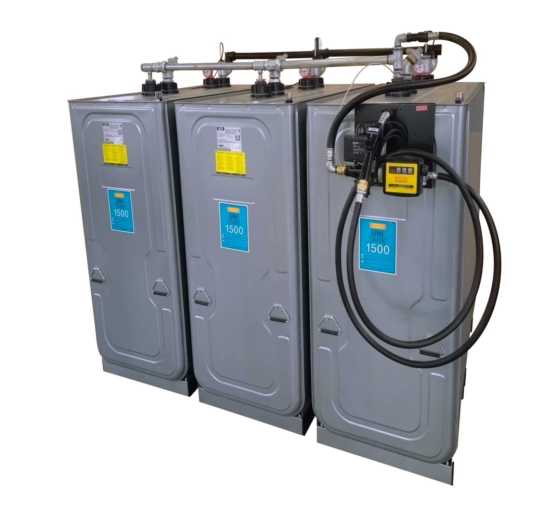Surtidor diésel de 1500 l para 3 depósitos UNI